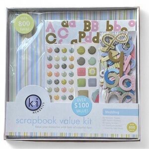 KI Memories 9003 Wedding Scrapbook Value Kit over 800 pieces